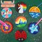 Kids Wooden Painting Kit-Glow in The Dark-Arts & Crafts Gifts for Boys Girls Ages 5-12-Wood Slice Craft Activities Kits - Creative Art Toys for 5, 6, 7, 8, 9, 10, 11 & 12 Year Old Kids